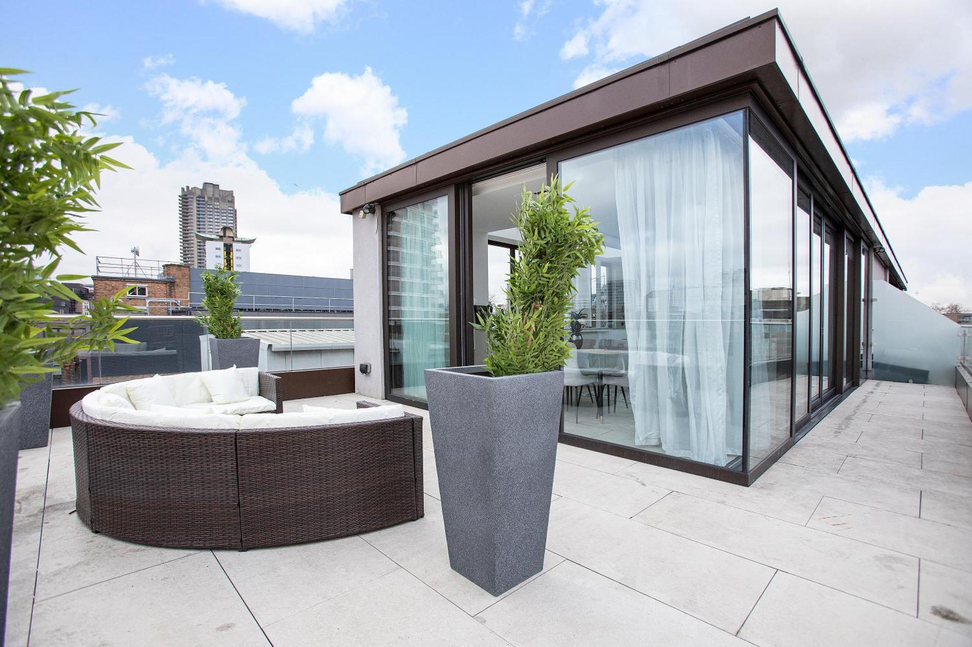 Stunning 3 Bedroom Penthouse Private Terrace Ac Londres