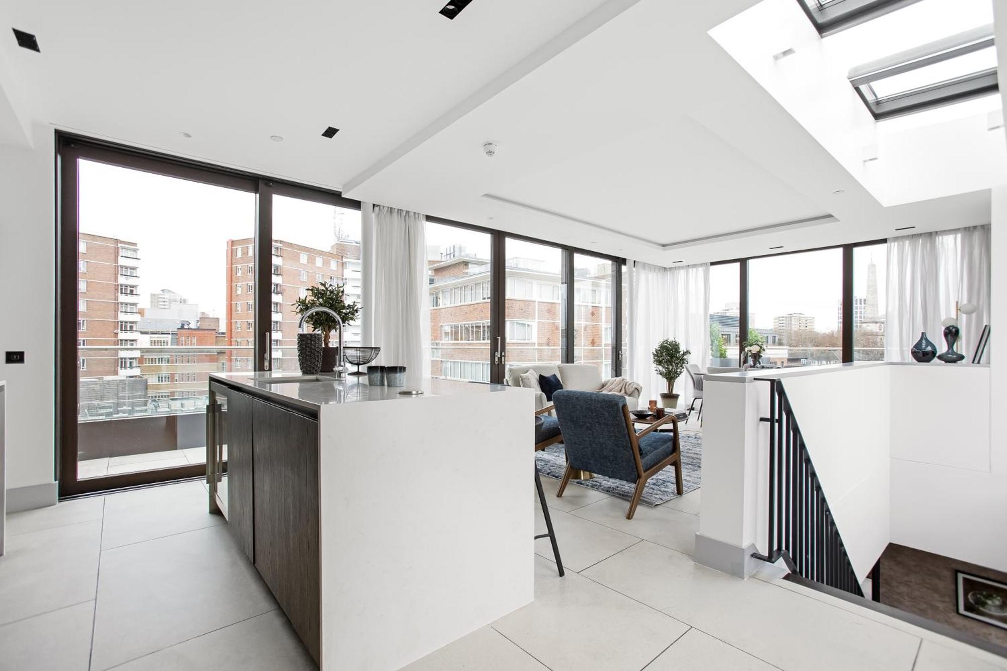 Stunning 3 Bedroom Penthouse Private Terrace Ac * Londres